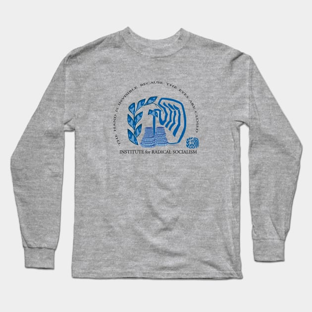 The hand is invisible because the eyes are closed. Long Sleeve T-Shirt by DDGraphits